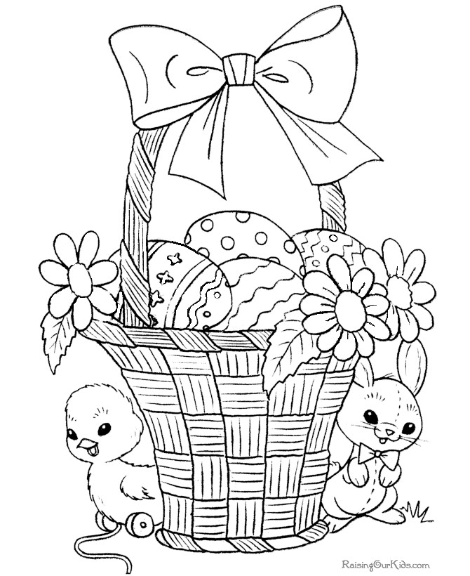 Free Coloring Sheets For Kids For Spring
 Cute Easter Coloring Pages Coloring Home