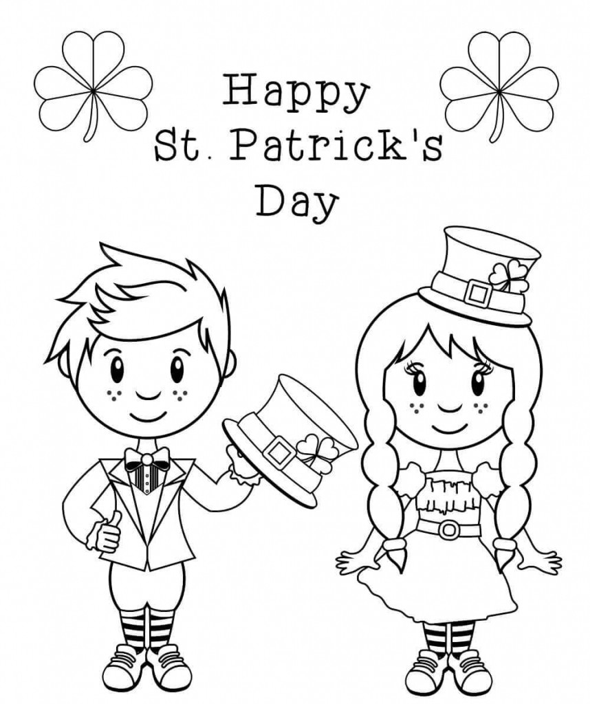 Free Coloring Sheets For Kids For St Patricks Day
 Free Printable St Patrick’s Day Coloring Pages