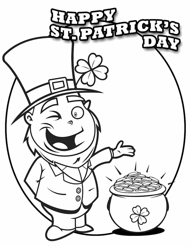 Free Coloring Sheets For Kids For St Patricks Day
 St Patricks Day Coloring Pages Dr Odd