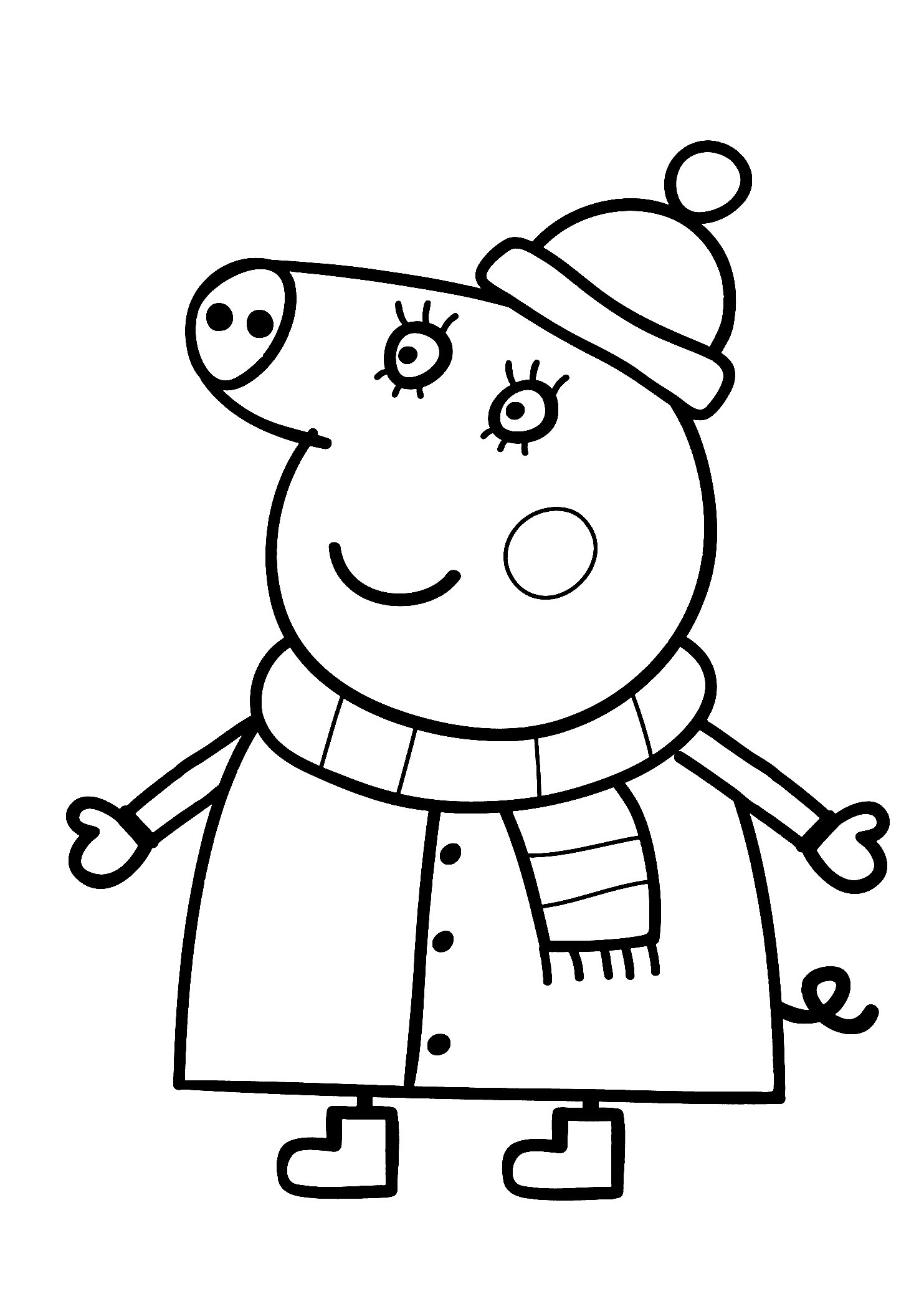 Free Coloring Sheets For Kids Kate Dicamillo
 Peppa Pig