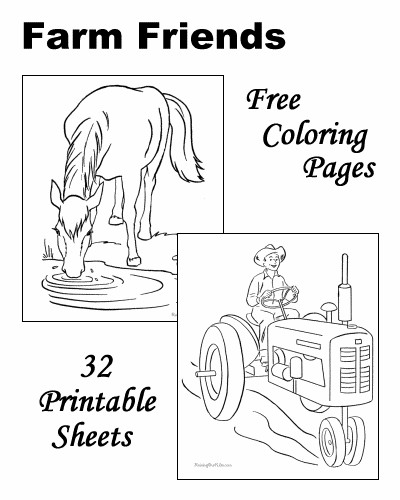 Free Coloring Sheets For Kids Kate Dicamillo
 Farm coloring sheets and pictures KIDS
