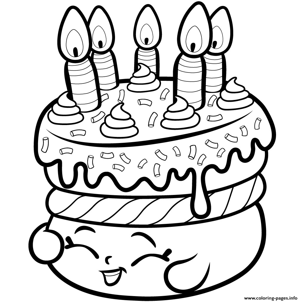 Free Coloring Sheets For Kids Kate Dicamillo
 Print Cake Wishes shopkins season 1 from coloring pages