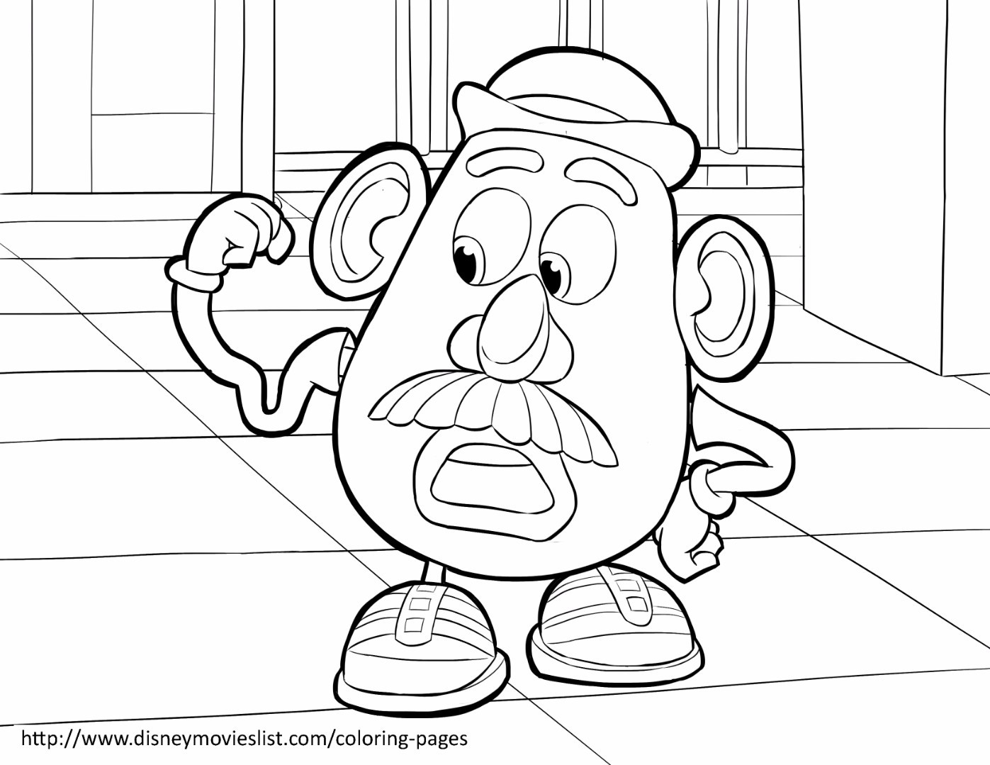 Best ideas about Free Coloring Sheets For Kids Kate Dicamillo Stories
. Save or Pin Mr potato head coloring pages Now.