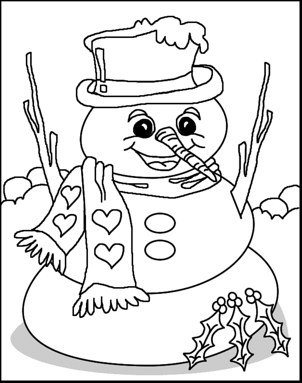 Free Coloring Sheets For Kids Winter
 Free January Coloring Pages