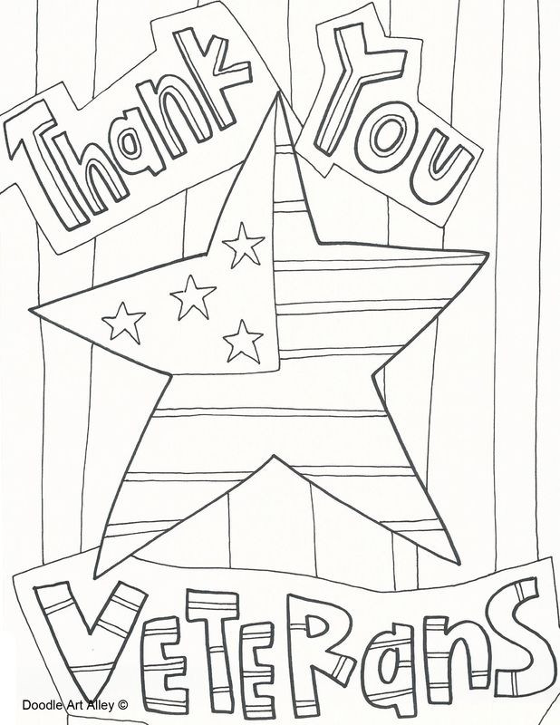 Free Coloring Sheets For Veterans Day
 Thank you veterans day coloring pages