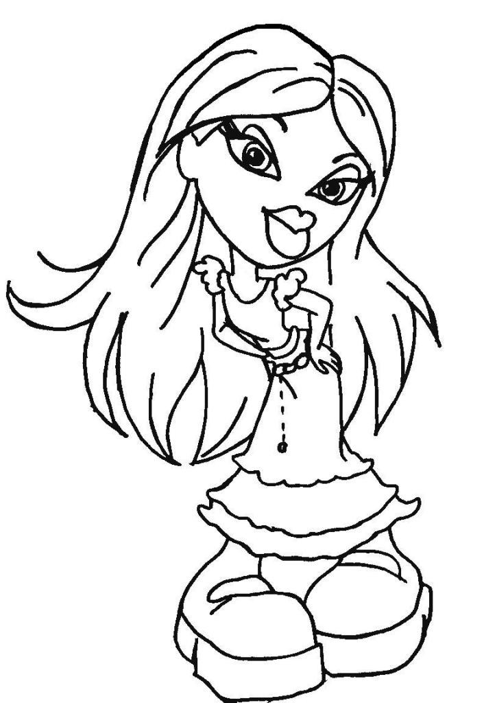 Free Coloring Sheets Grief Kids
 Free Printable Bratz Coloring Pages For Kids