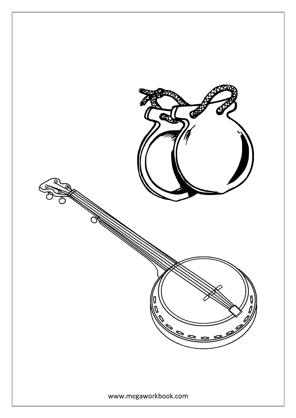 Best ideas about Free Coloring Sheets Instruments
. Save or Pin Free Coloring Sheets Musical Instruments MegaWorkbook Now.