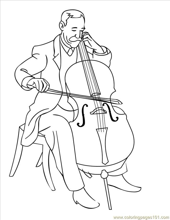 Best ideas about Free Coloring Sheets Instruments
. Save or Pin Cello Ink Coloring Page Free Instruments Coloring Pages Now.