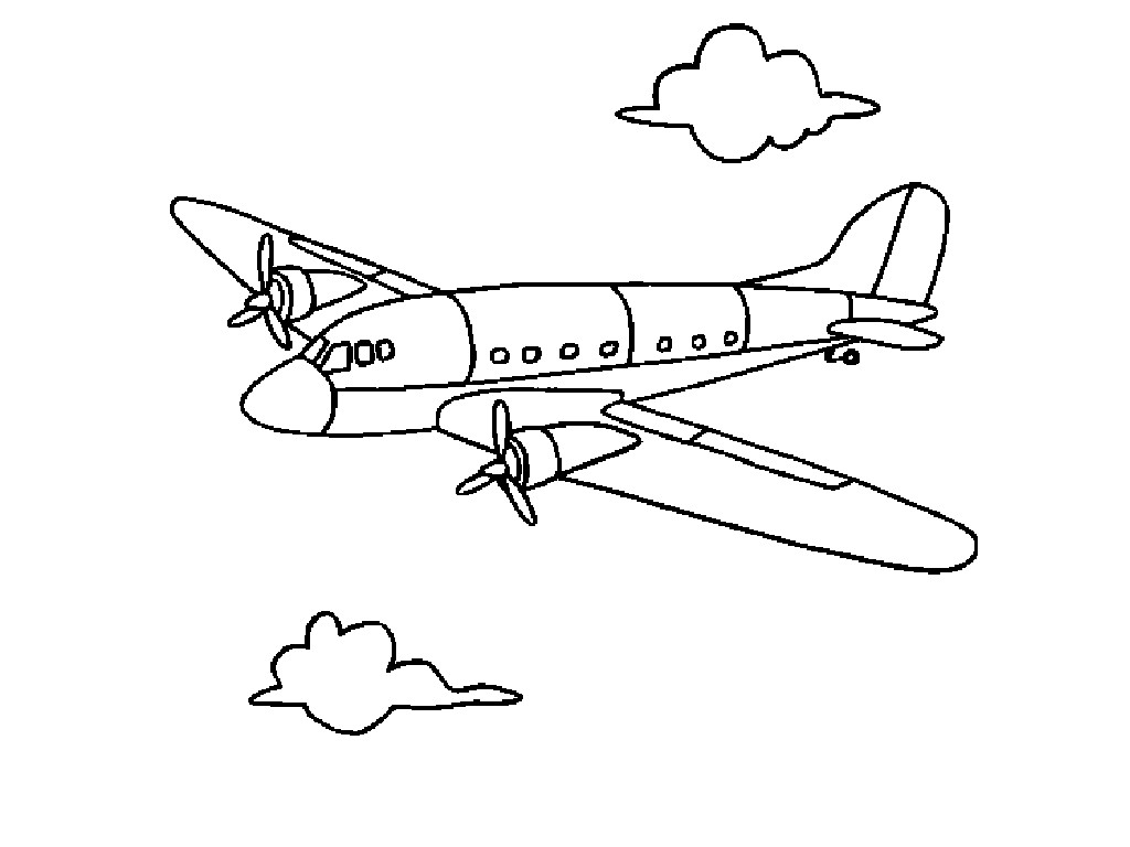 Free Coloring Sheets Of Airplanes
 Free Printable Airplane Coloring Pages For Kids