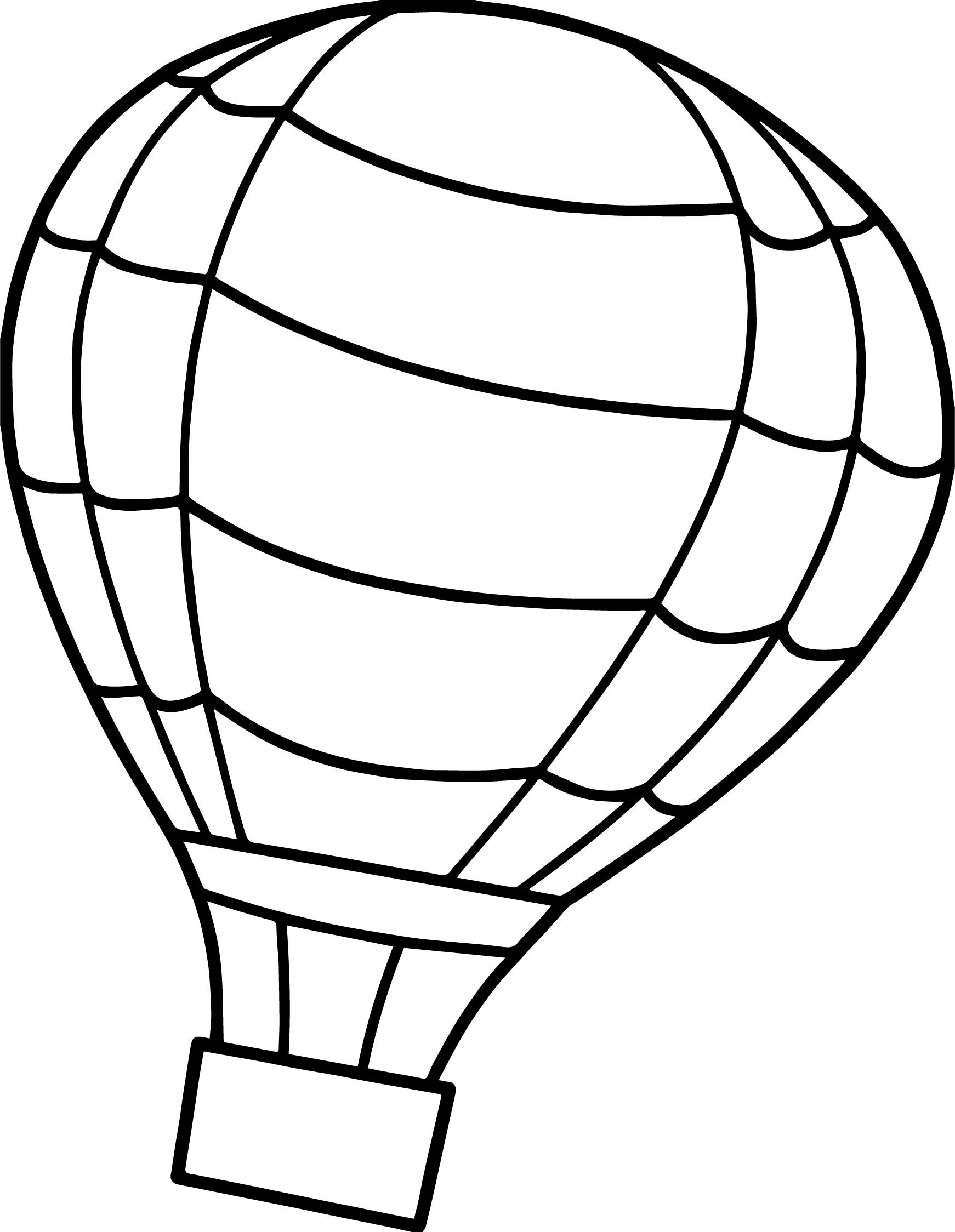 Free Coloring Sheets Of Balloons
 Flip Air Balloon Coloring Page