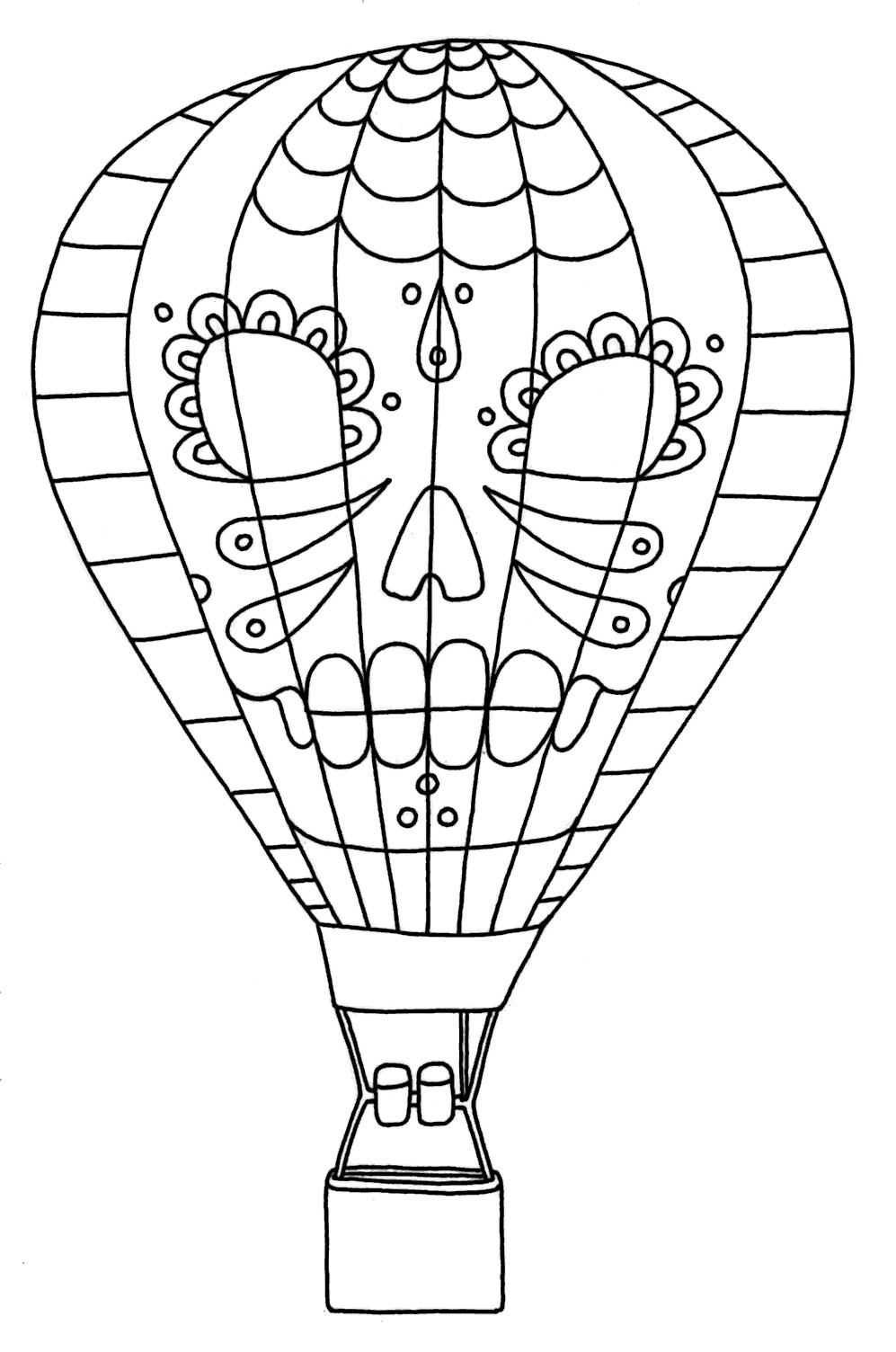 Free Coloring Sheets Of Balloons
 Free Printable Hot Air Balloon Coloring Pages For Kids