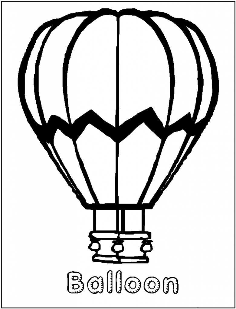 Free Coloring Sheets Of Balloons
 Free Printable Hot Air Balloon Coloring Pages For Kids