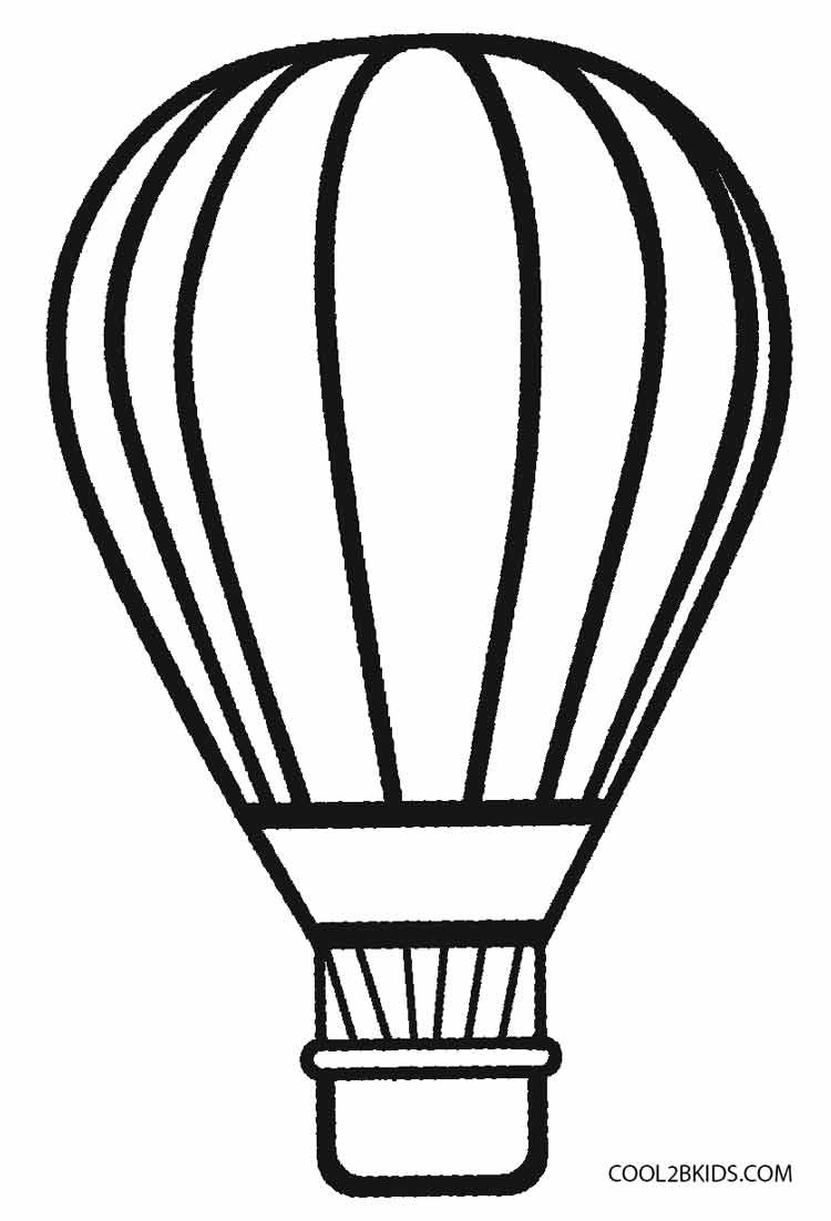 Free Coloring Sheets Of Balloons
 Printable Hot Air Balloon Coloring Pages For Kids