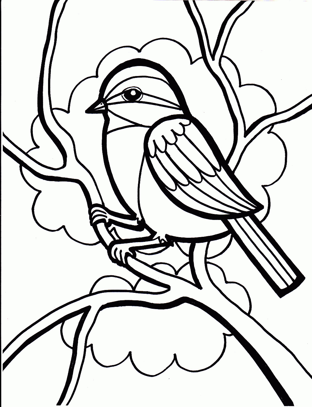 Free Coloring Sheets Of Birds
 Bird Coloring Pages