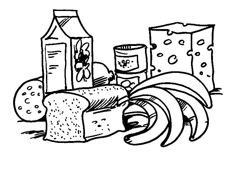 Free Coloring Sheets Of Food
 Free Printable Food Coloring Pages For Kids