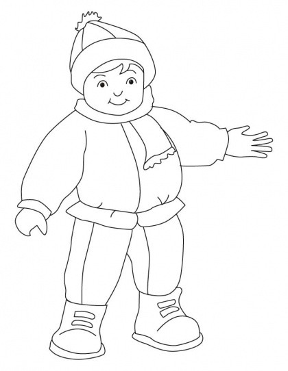 Free Coloring Sheets Of Kids Dressed In Career Clothing
 1000 images about Clothes Coloring Pages on Pinterest
