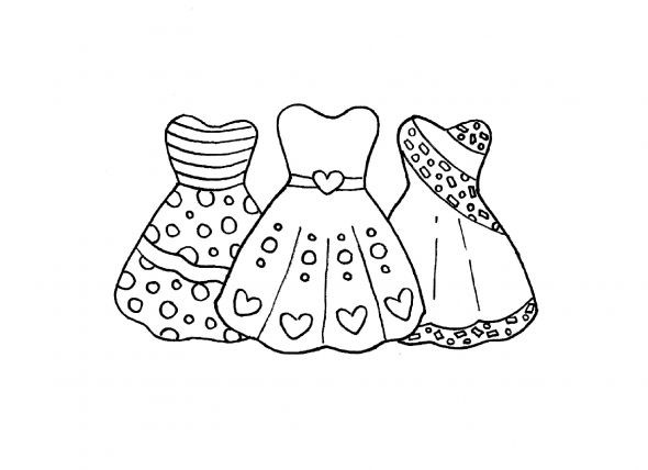 Free Coloring Sheets Of Kids Dressed In Career Clothing
 Gem Coloring Pages Fashion Colouring Dress Page grig3