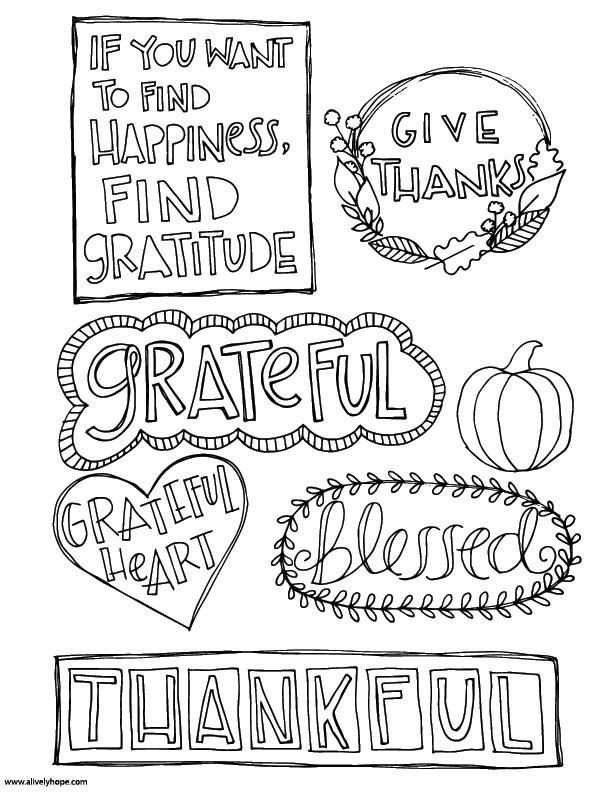 Best ideas about Free Coloring Sheets On Gratutude
. Save or Pin A Lively Hope Gratitude Journal Inserts Now.