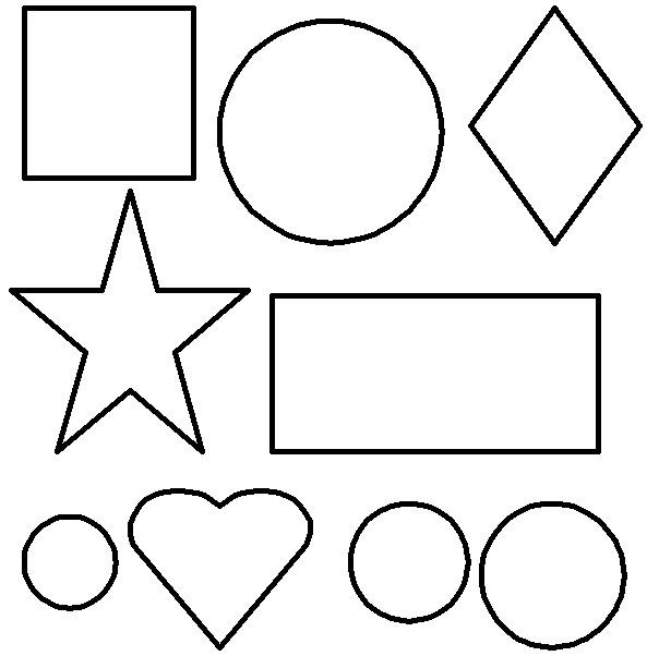 Free Coloring Sheets Shapes
 Shape Coloring Pages Bestofcoloring