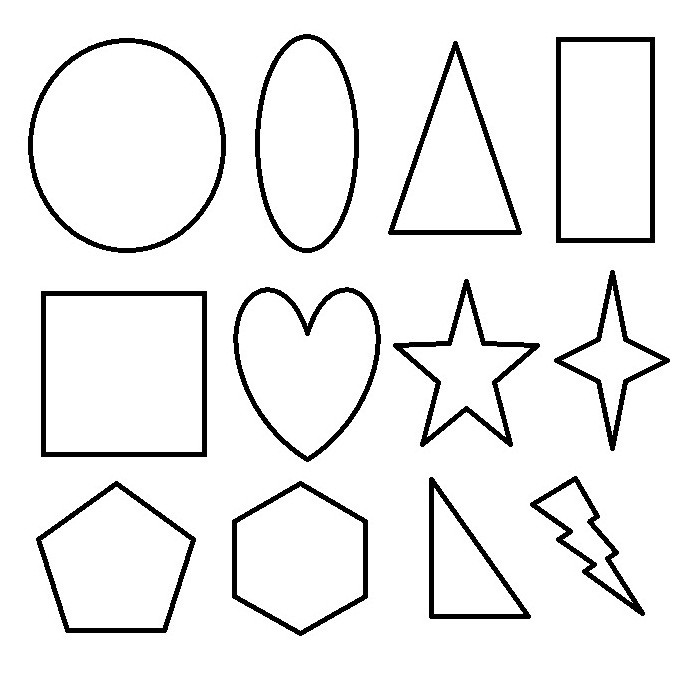 Free Coloring Sheets Shapes
 Shapes Coloring Pages for childrens printable for free