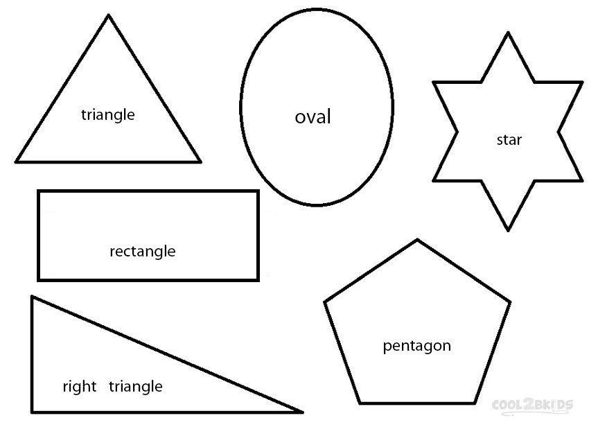 Free Coloring Sheets Shapes
 Printable Shapes Coloring Pages For Kids