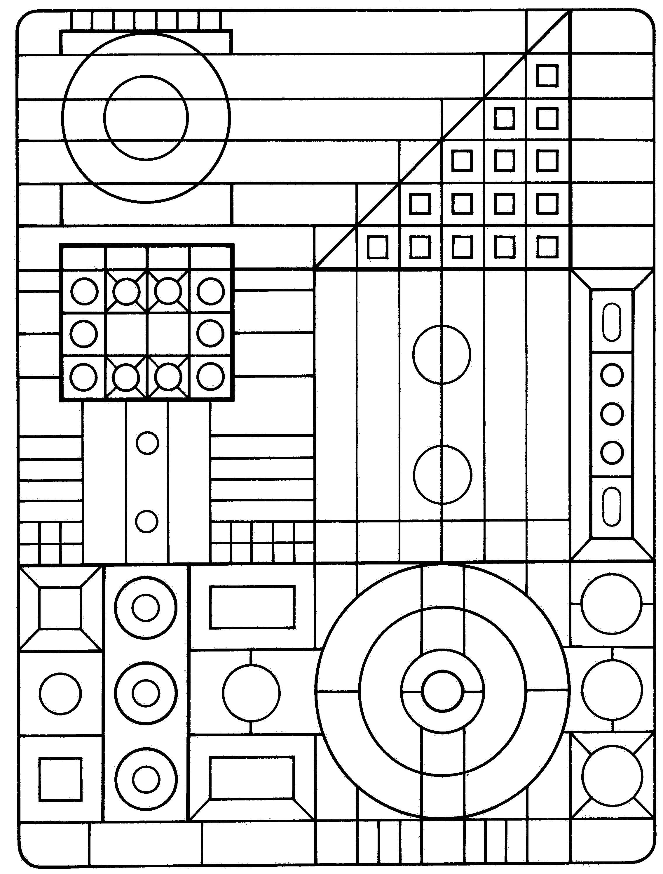 Free Coloring Sheets Shapes
 Shapes Coloring Pages Bestofcoloring