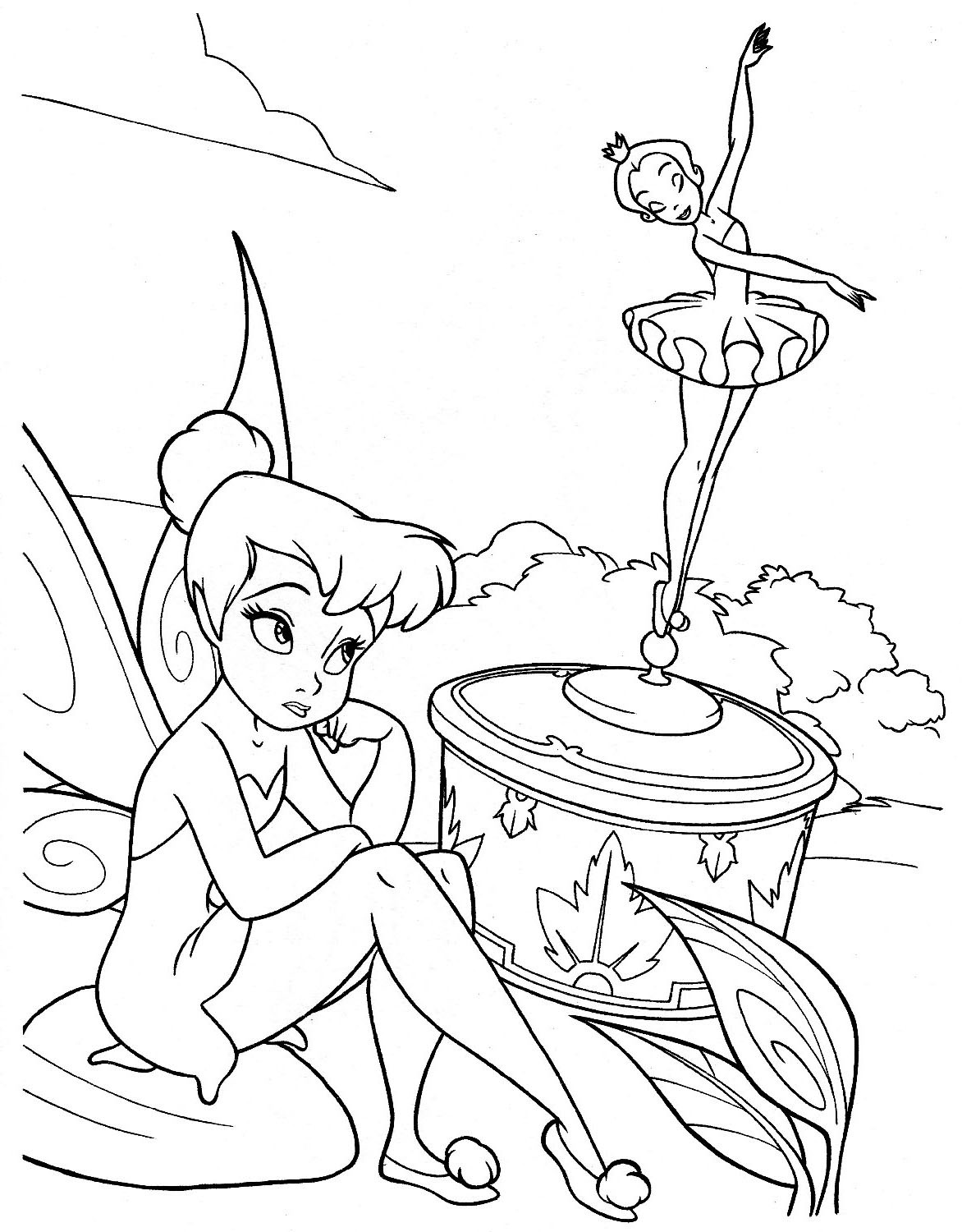 Free Coloring Sheets Tinkerbell
 Free Printable Tinkerbell Coloring Pages For Kids