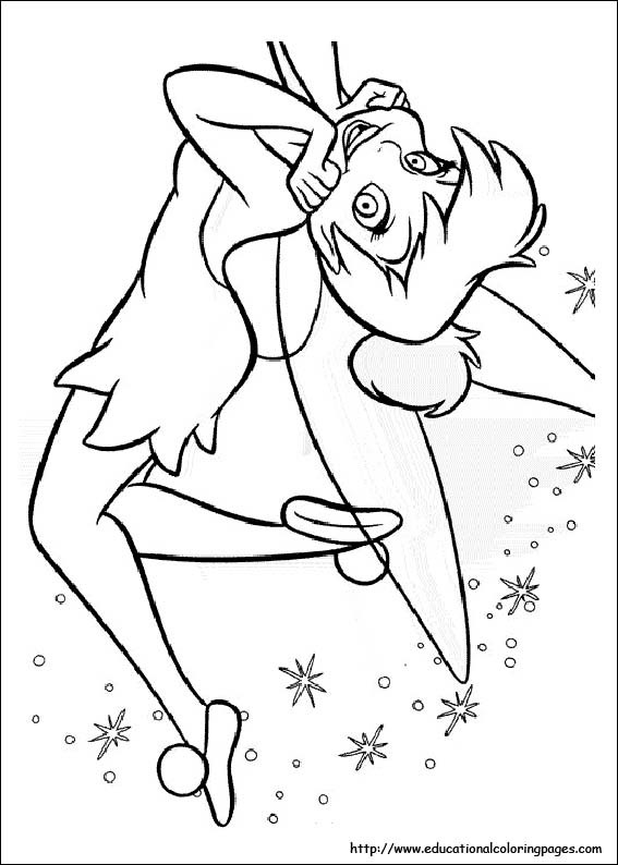 Free Coloring Sheets Tinkerbell
 Tinkerbell Coloring Pages For Kids