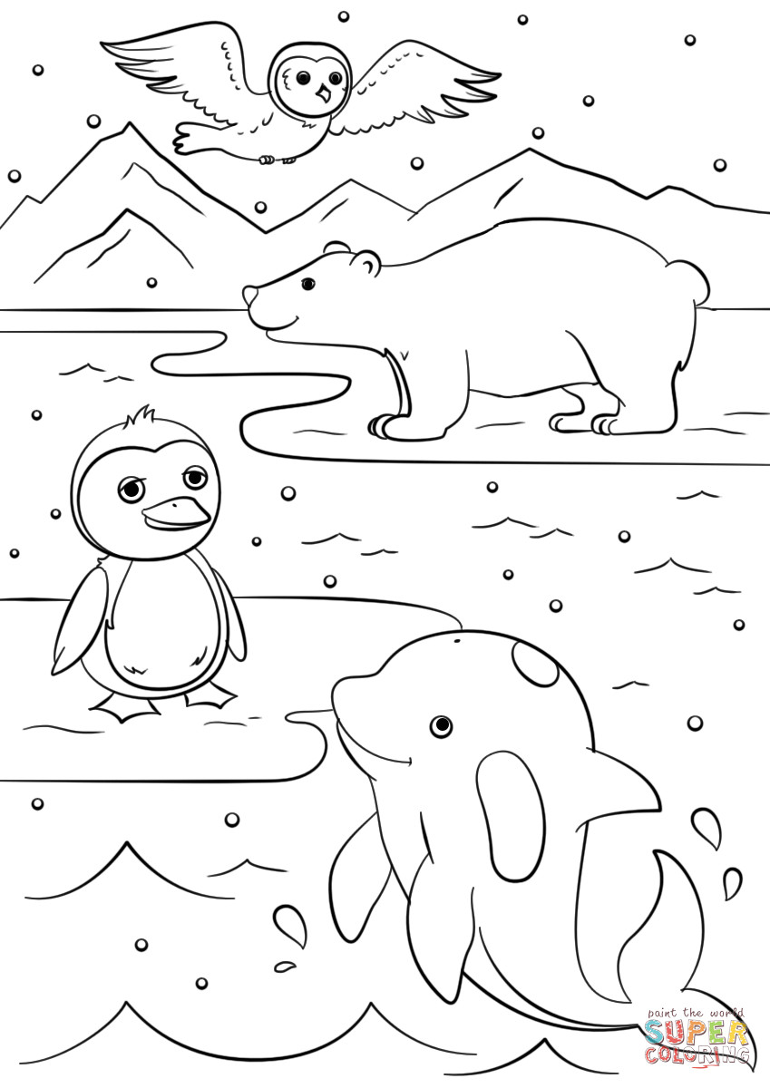 Best ideas about Free Coloring Sheets Winter
. Save or Pin Winter Animals coloring page Now.