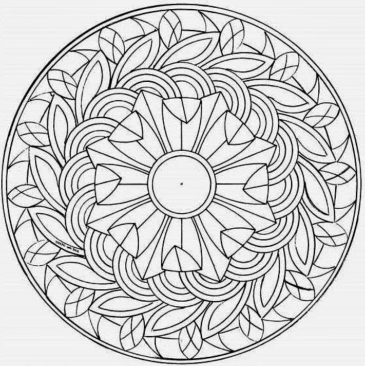 Free Cool Printable Coloring Sheets Adults Complex
 Adults plex Mandala Coloring Pages Printable Printable