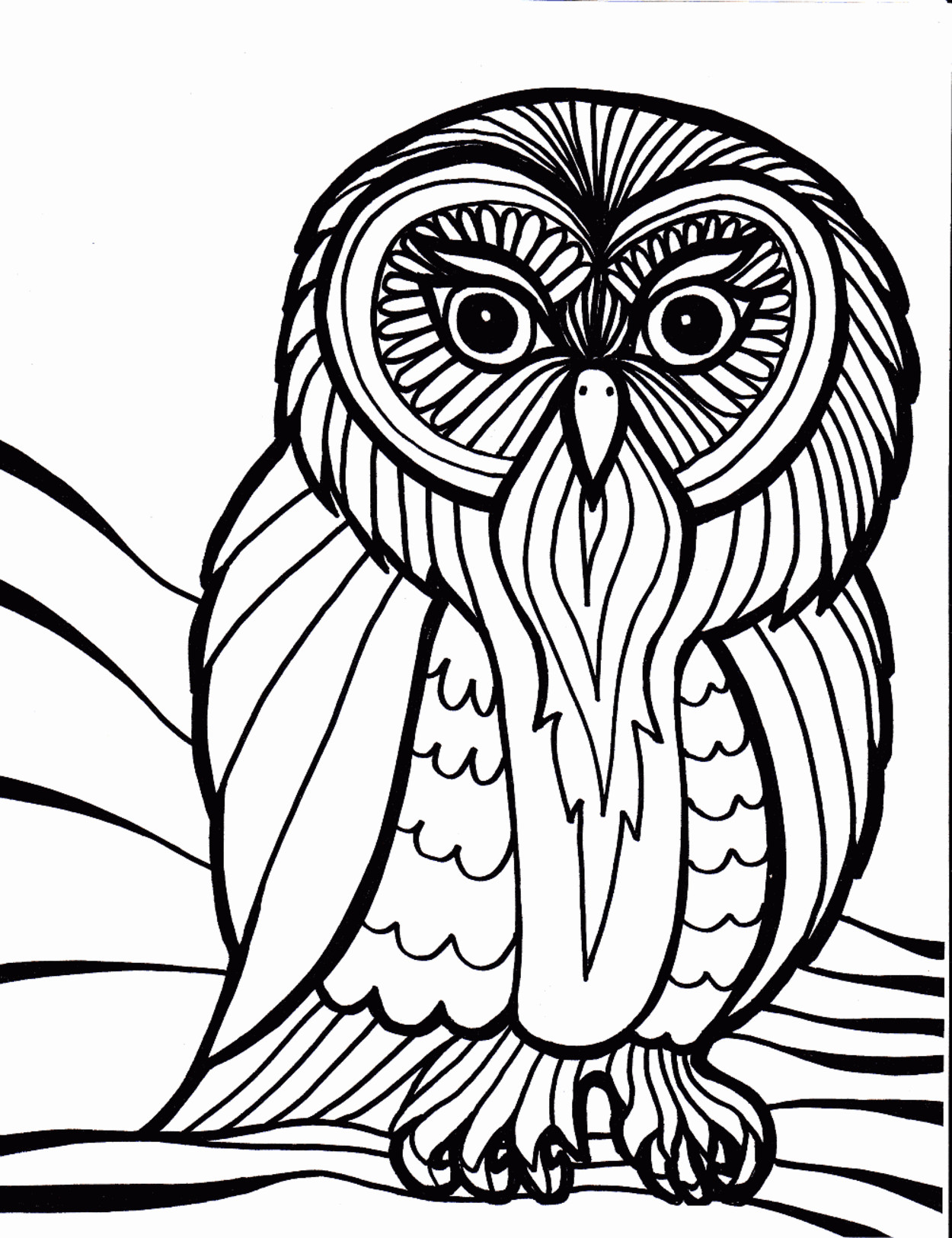 Best ideas about Free Cool Printable Coloring Sheets Adults
. Save or Pin Owl Coloring Pages for Adults Bestofcoloring Now.