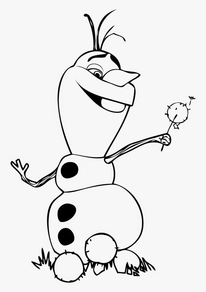 Free Downloadable Coloring Sheets For Kids
 Frozens Olaf Coloring Pages Best Coloring Pages For Kids