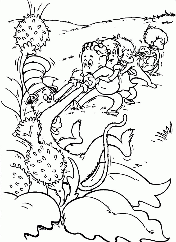 Free Dr Seuss Coloring Sheets For Kids
 Dr Seuss Printable Coloring Pages Coloring Home
