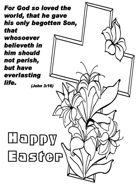 Free Easter Coloring Pages Religious
 printable religious easter coloring pages pascua childrens
