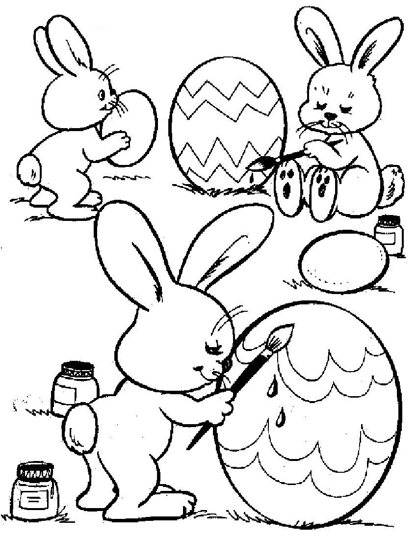 Free Easter Coloring Sheets
 Easter Pages To Color
