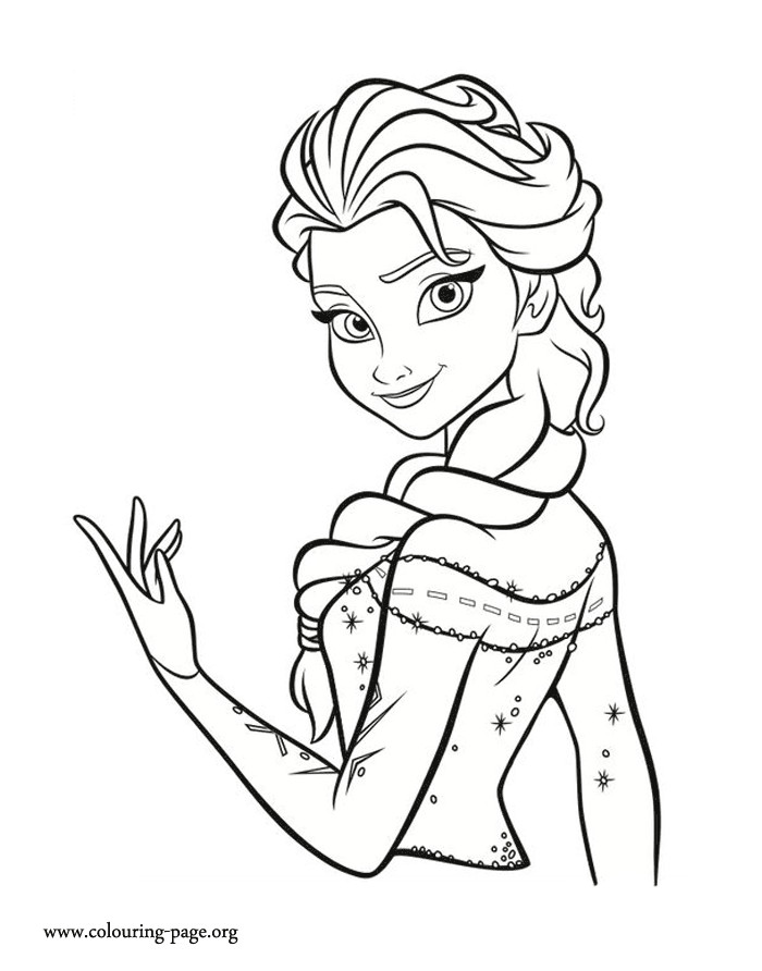 Free Elsa Coloring Pages
 Enjoy this awesome Queen Elsa coloring page Just print