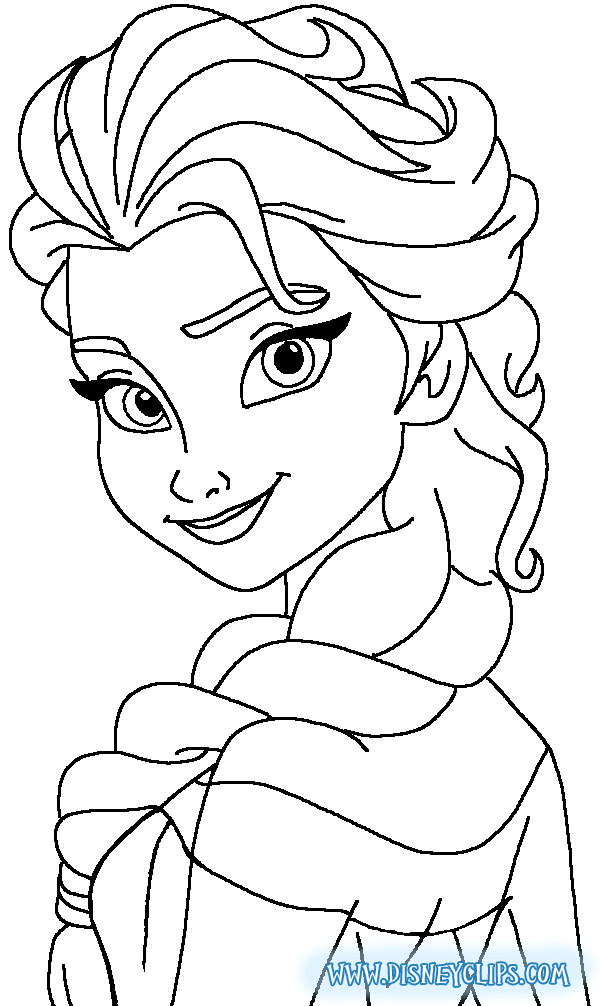 Free Elsa Coloring Pages
 Free Printable Coloring Pages – Frozen Elsa – Color Bros