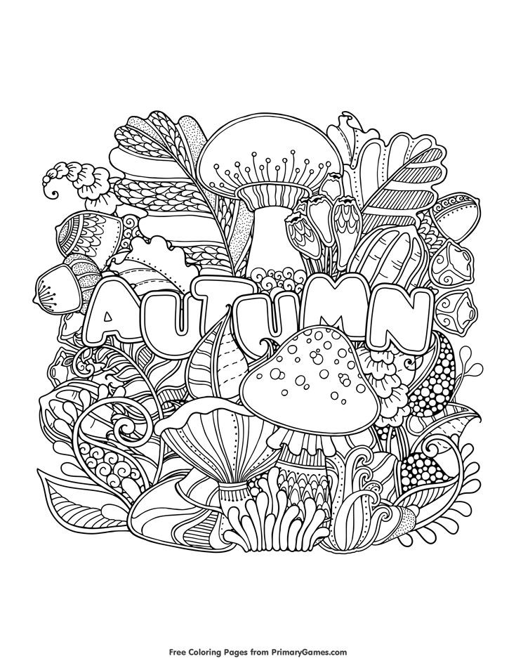Free Fall Coloring Pages For Adults
 25 Best Ideas about Fall Coloring Pages on Pinterest