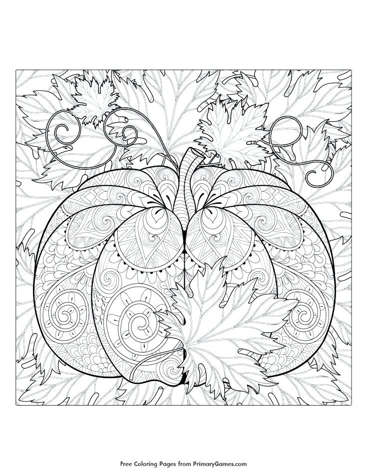 Free Fall Coloring Pages For Adults
 Autumn Coloring Pages For Adults