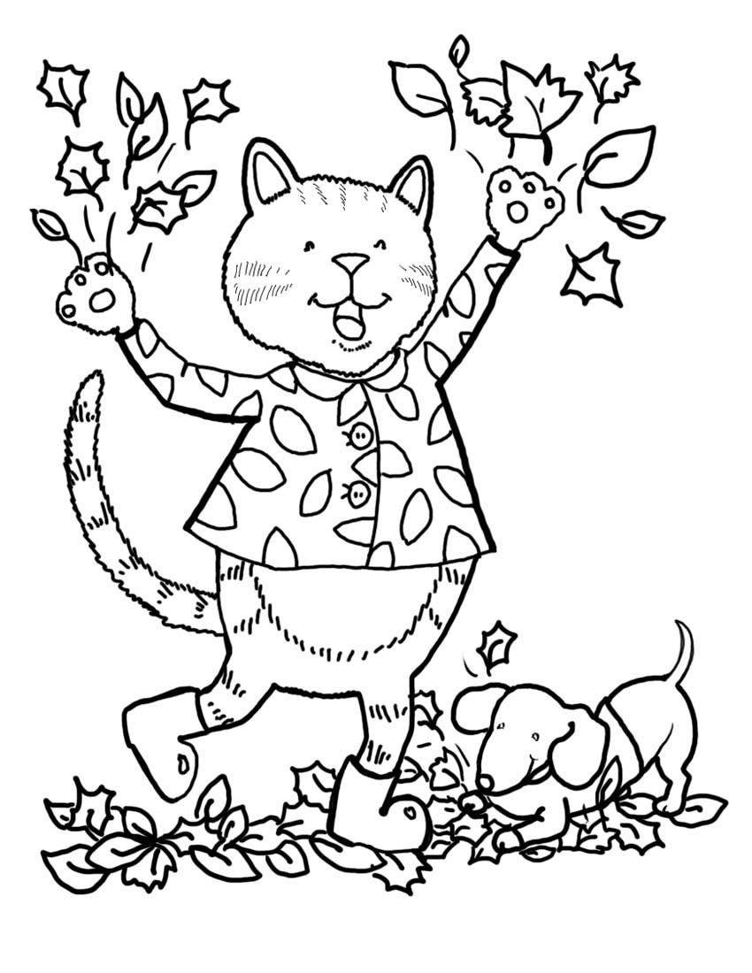 Free Fall Coloring Sheets
 Fall Leaves Coloring Pages To Print Autumn grig3