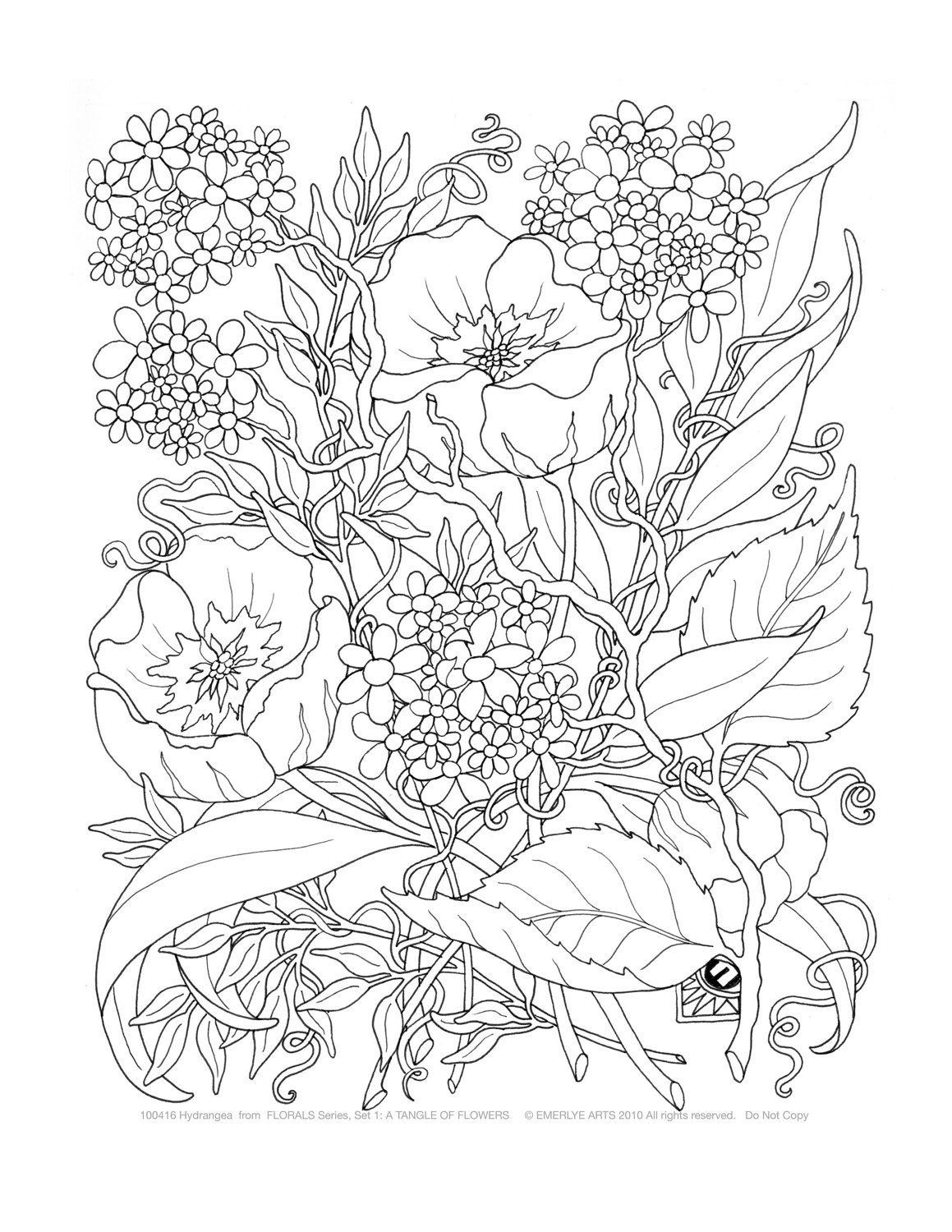 Free Flower Coloring Pages For Adults
 Coloring Pages for Adults Free