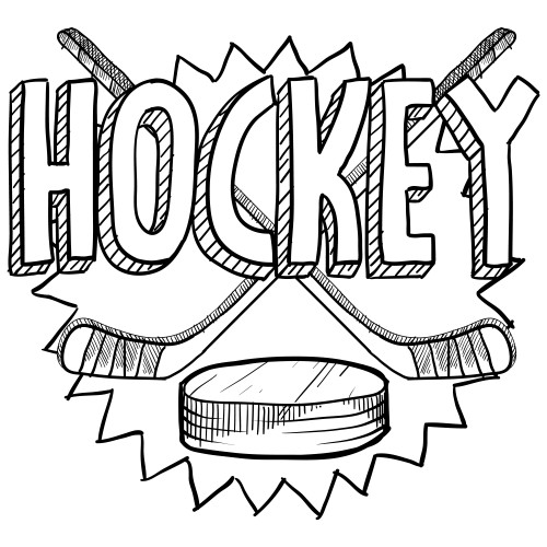 Free Hockey Coloring Pages For Kids
 Hockey Coloring Page KidsPressMagazine