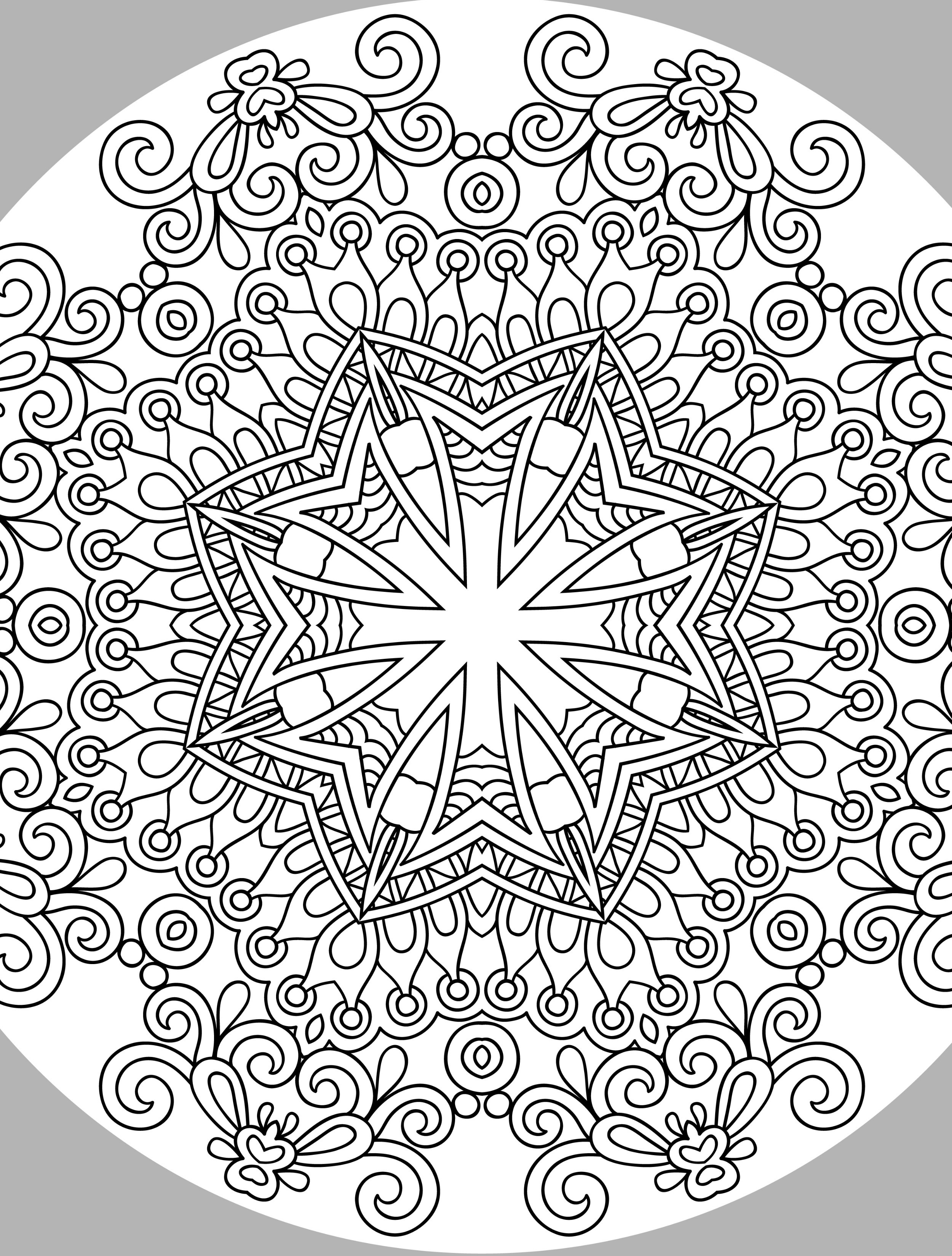 Free Holiday Coloring Pages For Adults
 10 Free Printable Holiday Adult Coloring Pages