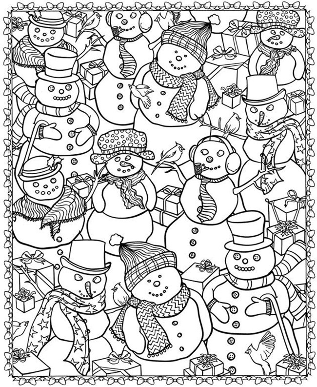 Free Holiday Coloring Pages For Adults
 21 Christmas Printable Coloring Pages EverythingEtsy