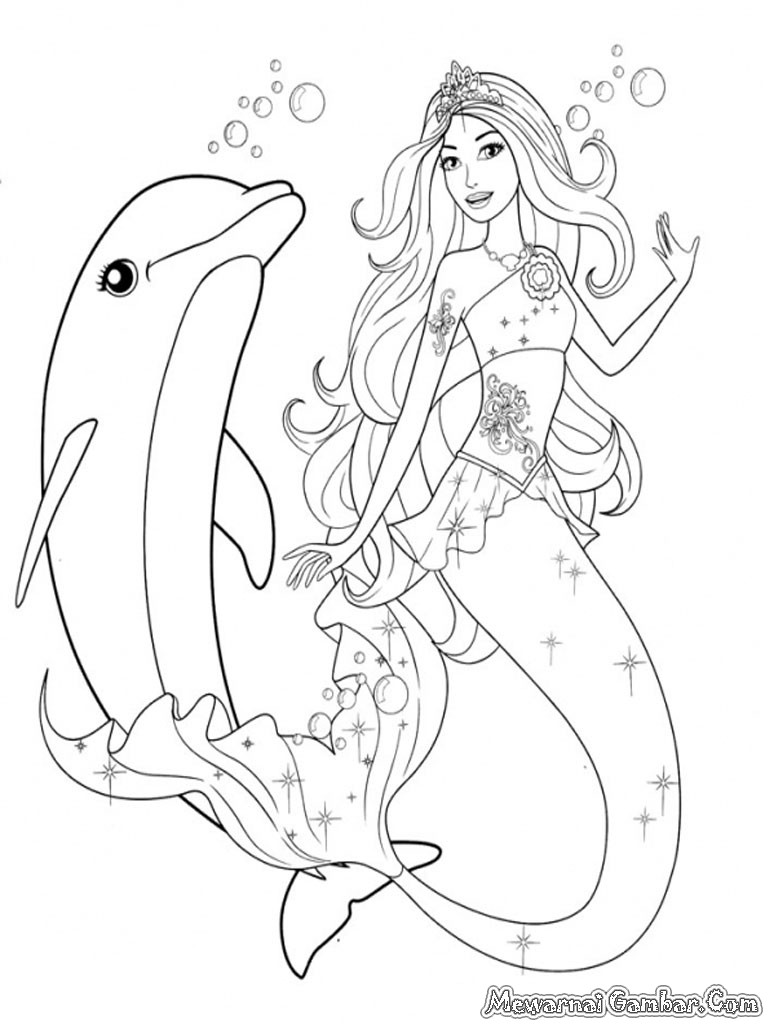 Free Mermaid Coloring Pages
 Mermaid Coloring Pages Bestofcoloring