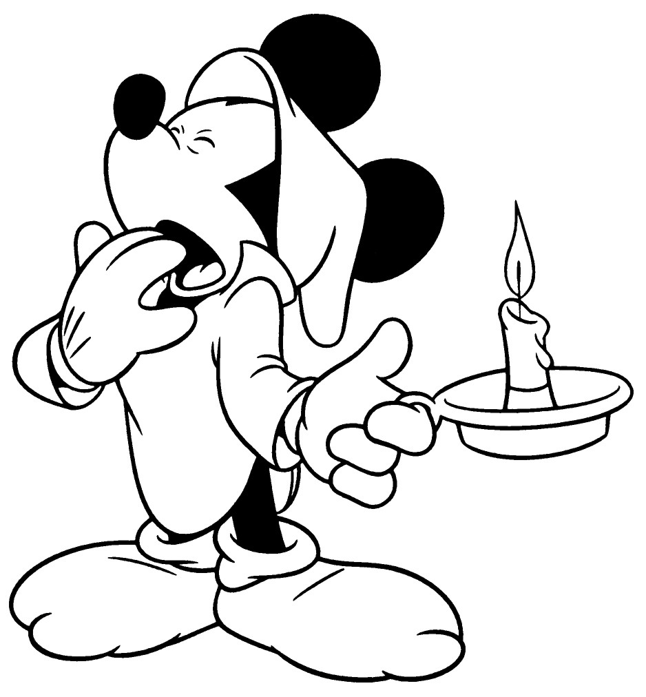 Free Mickey Mouse Coloring Pages
 Free Printable Mickey Mouse Coloring Pages For Kids