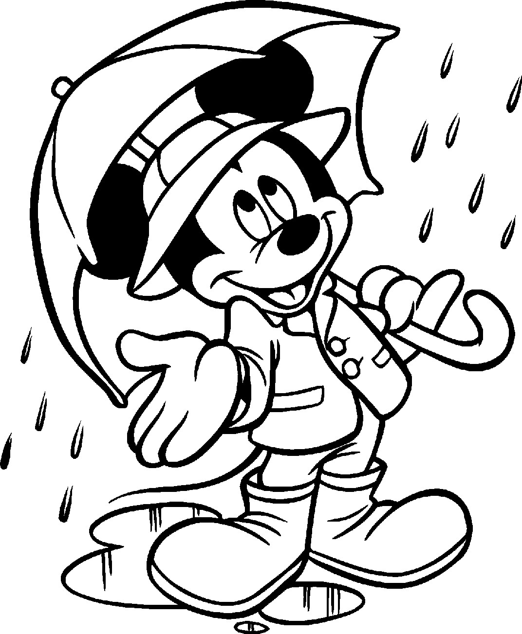 Free Mickey Mouse Coloring Pages
 Free Printable Mickey Mouse Coloring Pages For Kids