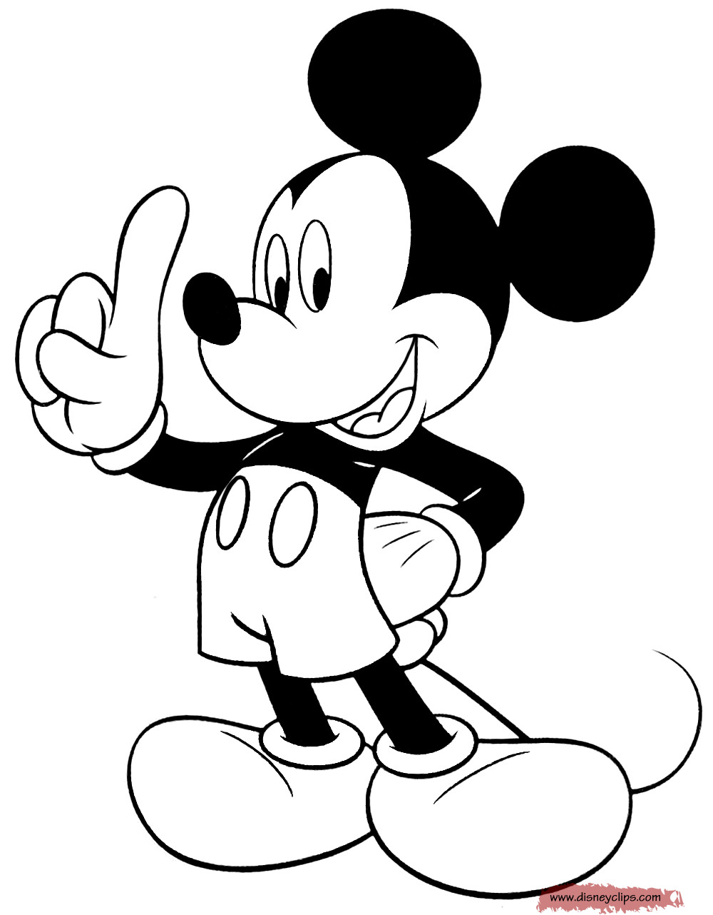 Free Mickey Mouse Coloring Pages
 Print Mickey Mouse Coloring Pages Coloring Home