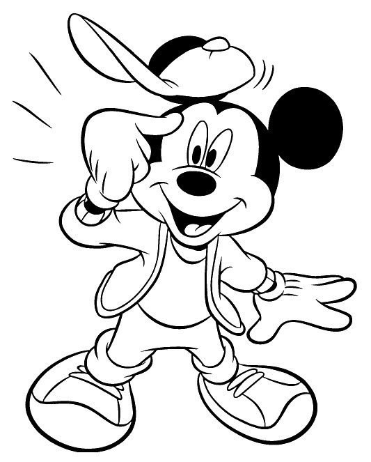 Free Mickey Mouse Coloring Pages
 Mickey Mouse Free Printable Coloring Pages