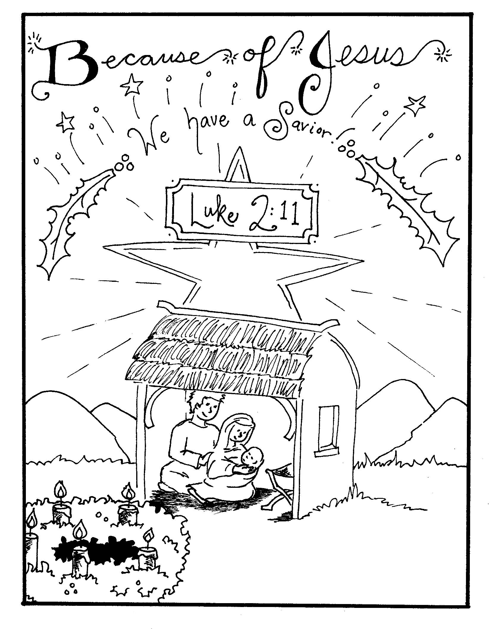 Free Nativity Coloring Pages
 Free Printable Nativity Coloring Pages for Kids Best